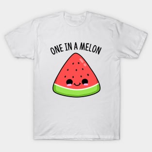 One In A Melon Cute Watermelon Pun T-Shirt